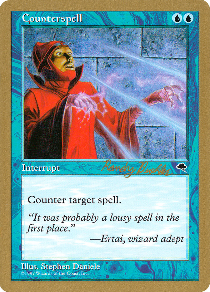 Counterspell (Randy Buehler) [World Championship Decks 1998] Magic: The Gathering
