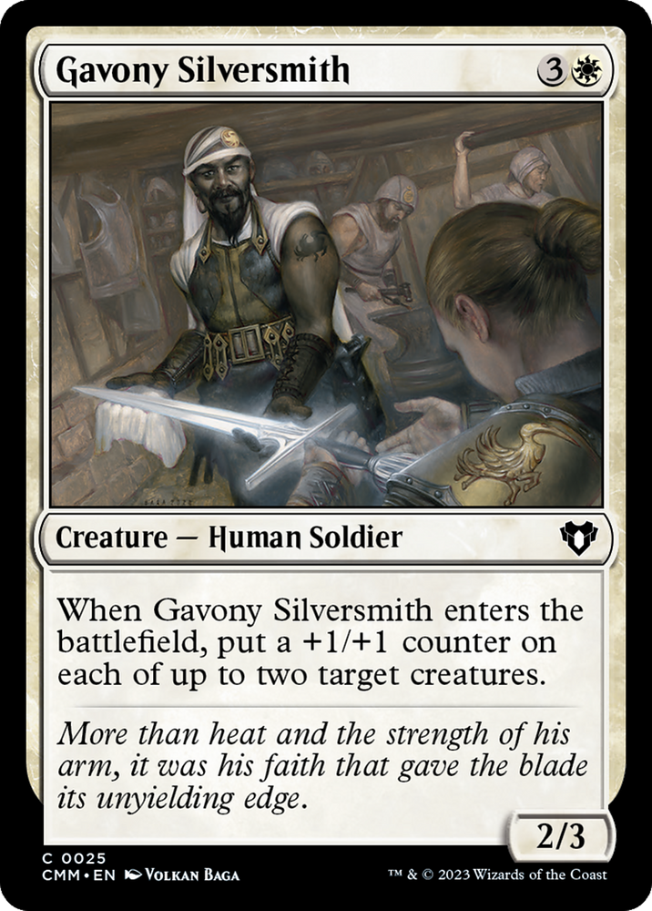 Gavony Silversmith [Commander Masters] Magic: The Gathering