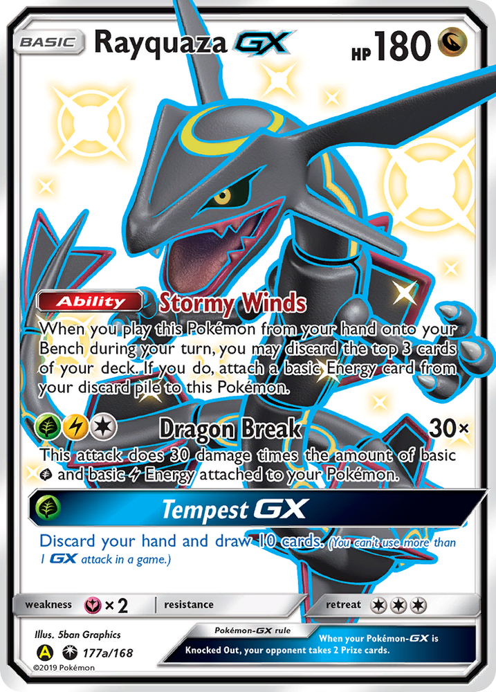 Rayquaza GX (177a/168) [Alternate Art Promos] Pokémon