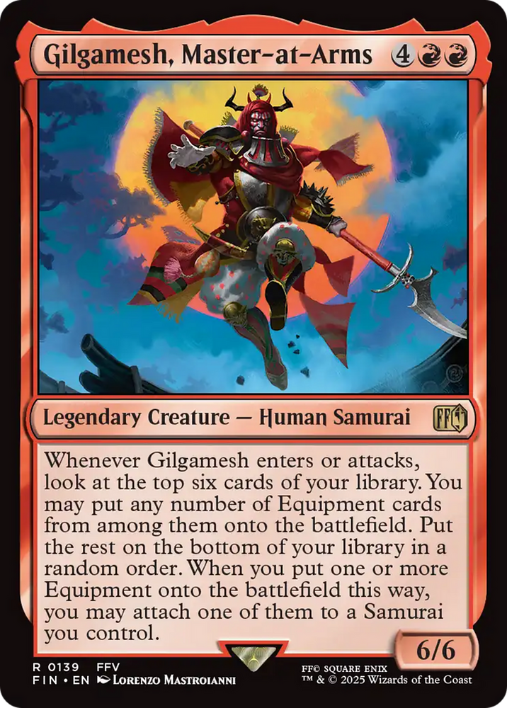 Gilgamesh, Master-at-Arms [FINAL FANTASY] Magic: The Gathering
