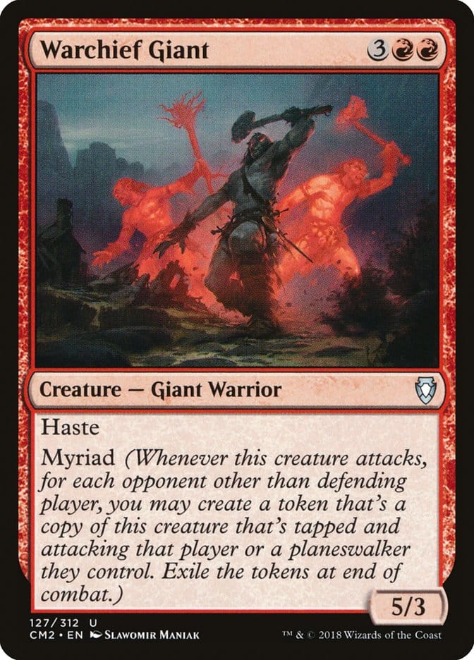 Warchief Giant [Commander Anthology Volume II] Magic: The Gathering