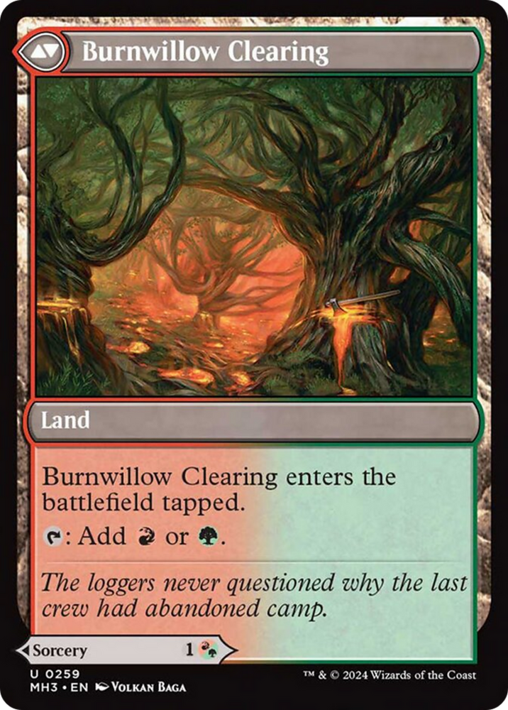 Stump Stomp // Burnwillow Clearing [Modern Horizons 3] Magic: The Gathering