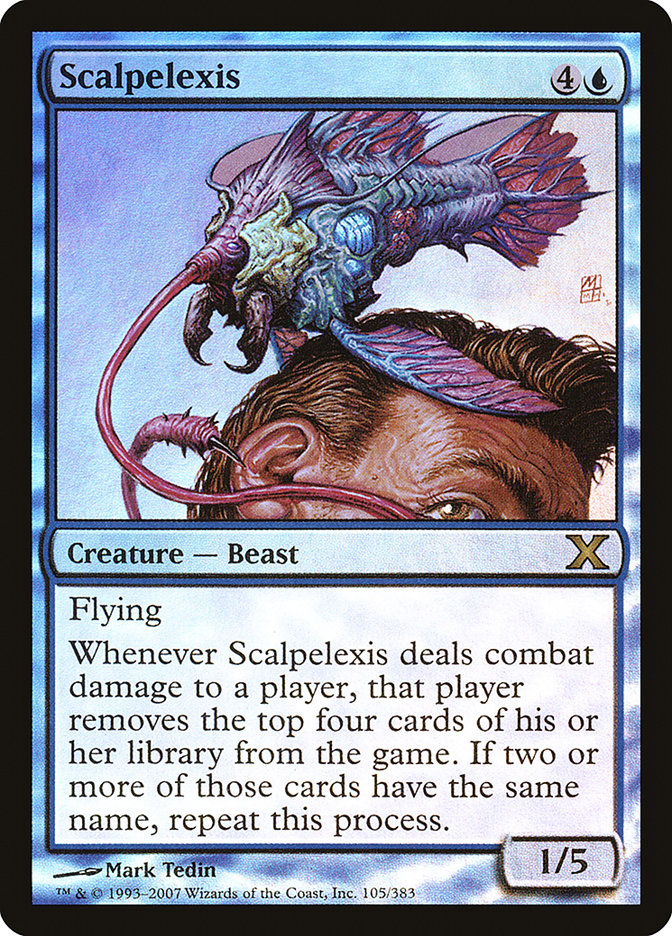 Scalpelexis (Premium Foil) [Tenth Edition] Magic: The Gathering