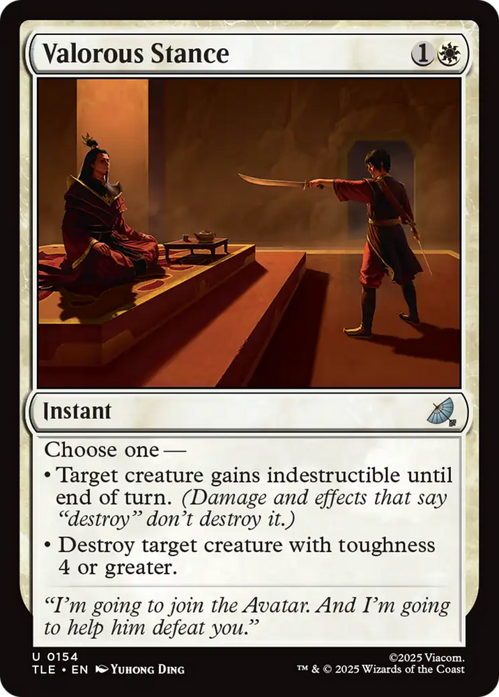 Valorous Stance [Avatar: The Last Airbender: Eternal-Legal] Magic: The Gathering