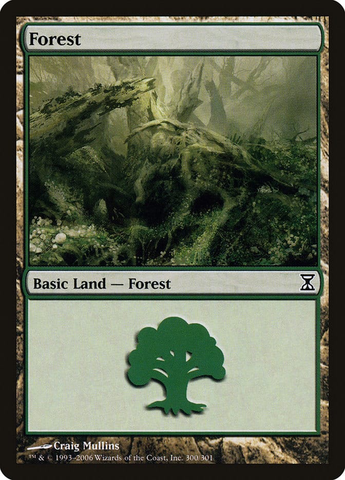 Forest (300) [Time Spiral] Magic: The Gathering