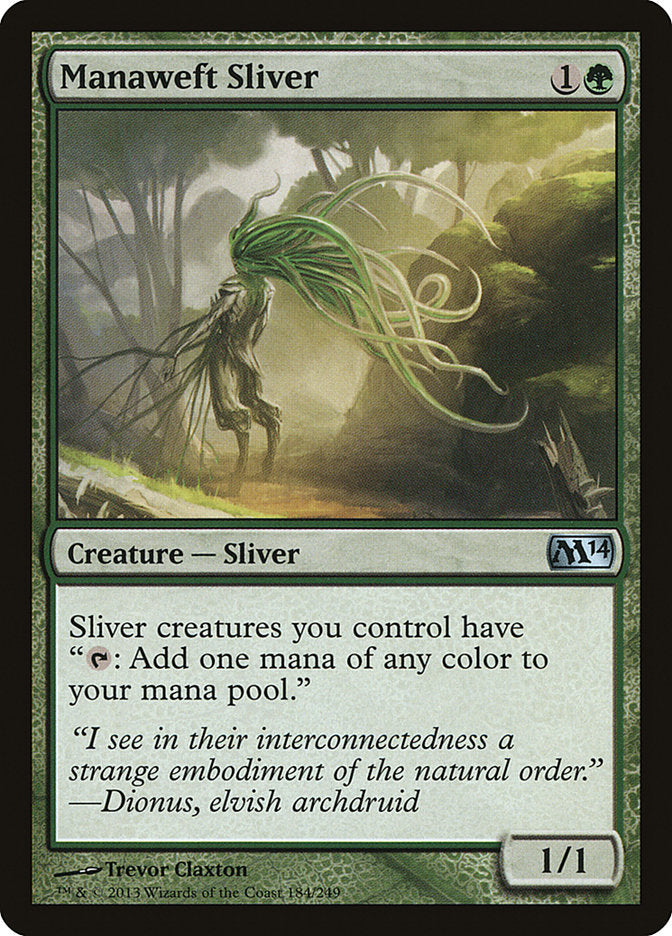 Manaweft Sliver [Magic 2014] Magic: The Gathering