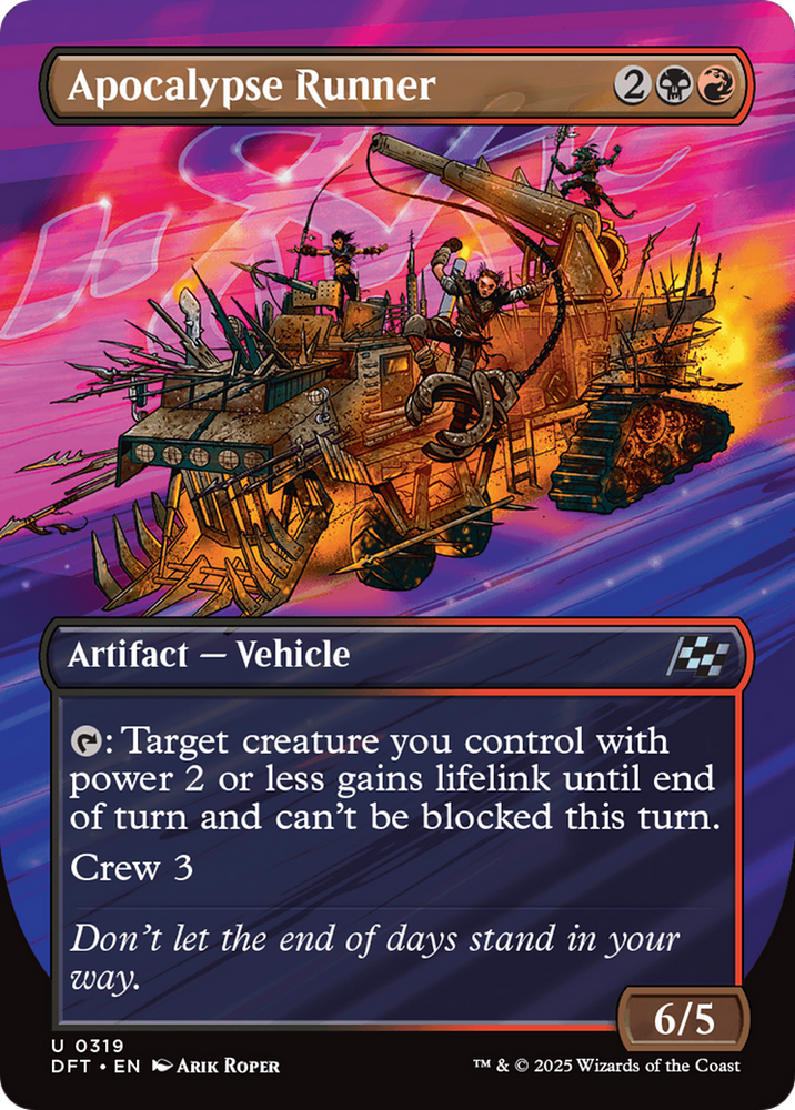 Apocalypse Runner (Borderless) [Aetherdrift] Magic: The Gathering