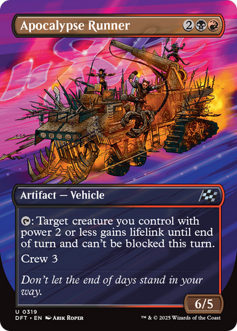 Apocalypse Runner (Borderless) [Aetherdrift] Magic: The Gathering