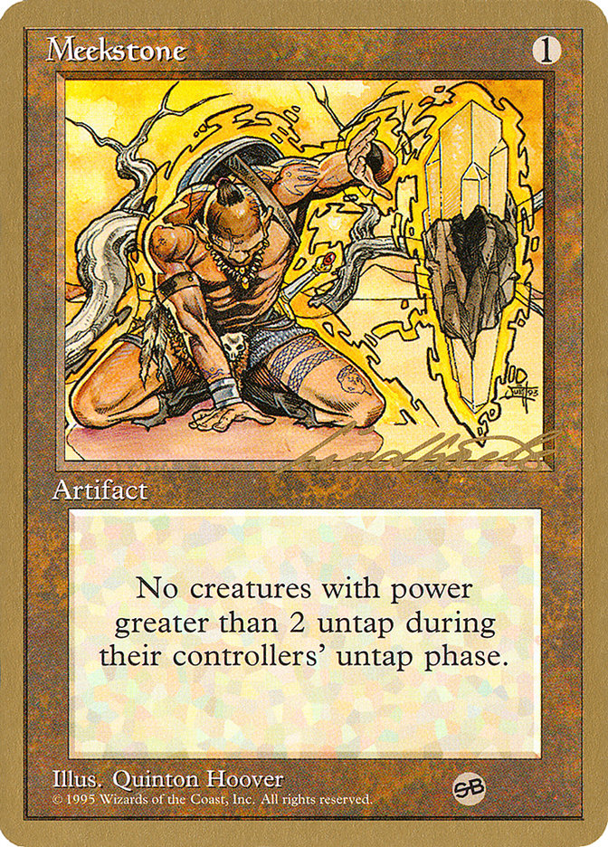 Meekstone (Leon Lindback) (SB) [Pro Tour Collector Set] Magic: The Gathering