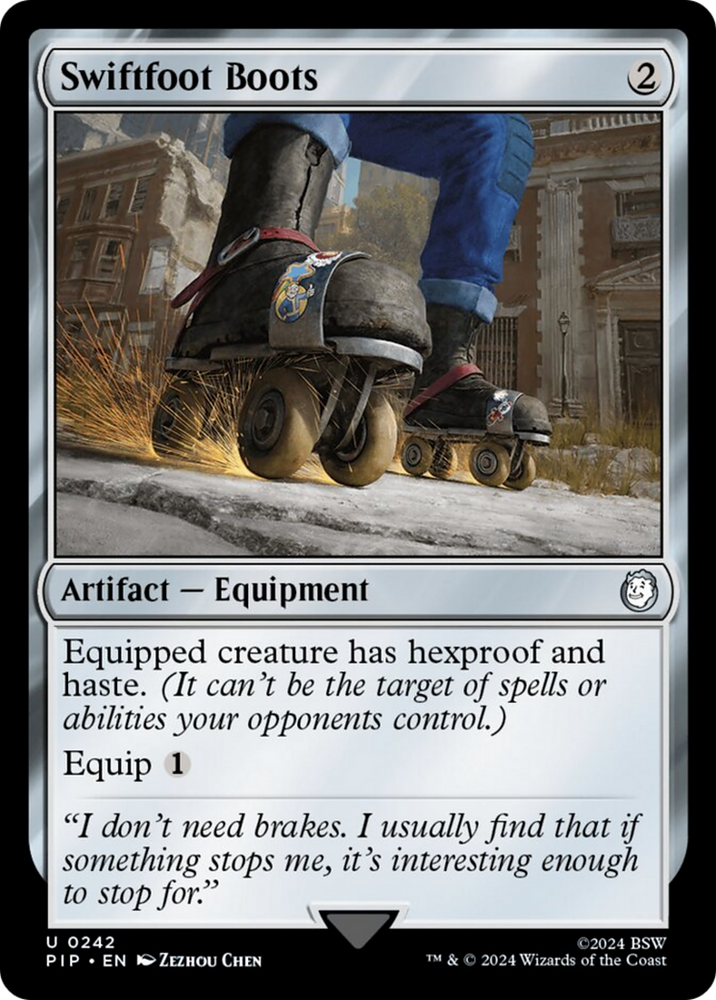 Swiftfoot Boots [Fallout] Magic: The Gathering