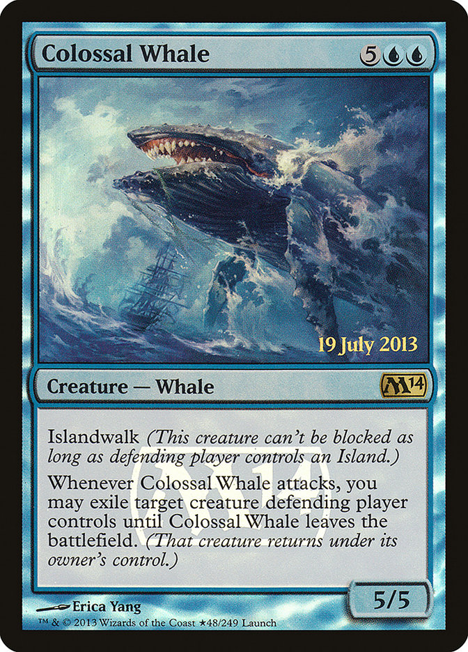 Colossal Whale [Magic 2014 Prerelease Promos] Magic: The Gathering