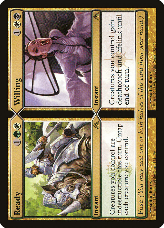 Ready // Willing [Dragon's Maze] Magic: The Gathering