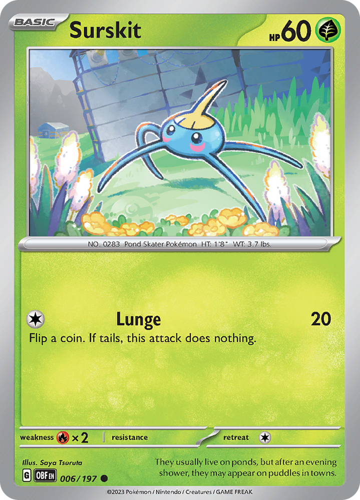Surskit (006/197) [Scarlet & Violet: Obsidian Flames] Pokémon