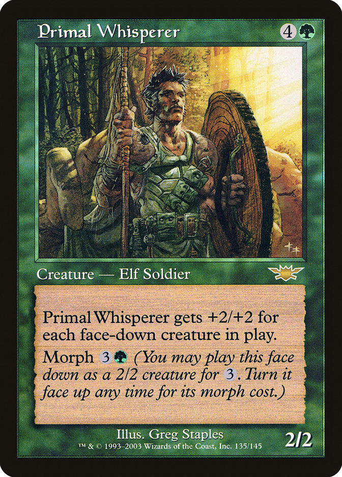 Primal Whisperer [Legions] Magic: The Gathering
