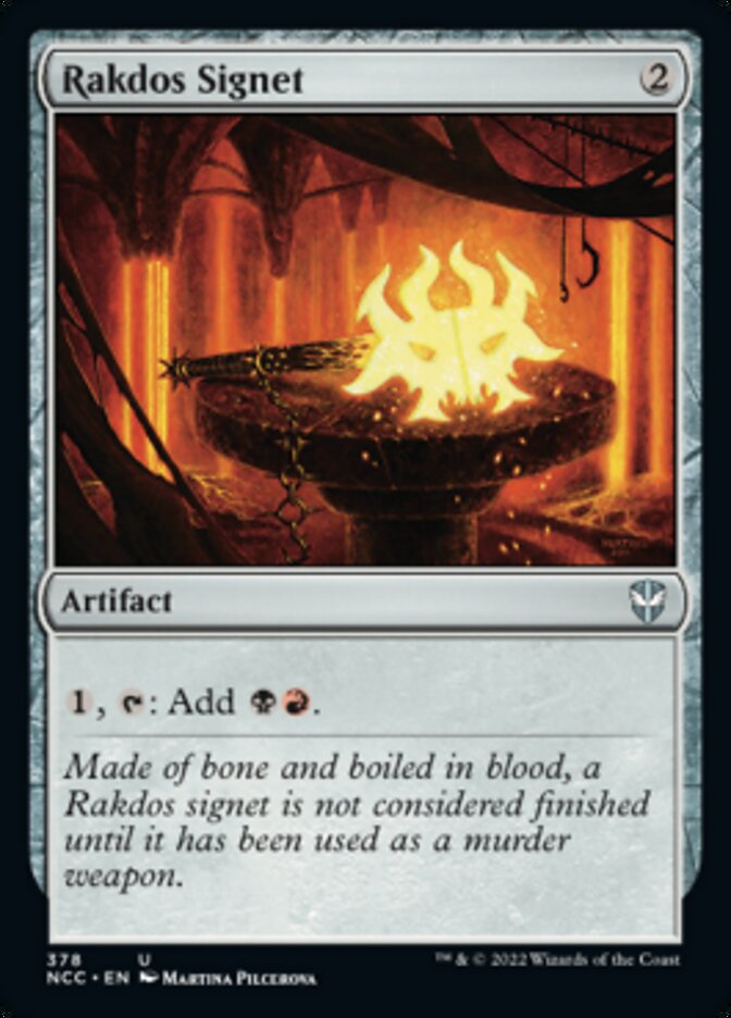 Rakdos Signet [Streets of New Capenna Commander] Magic: The Gathering