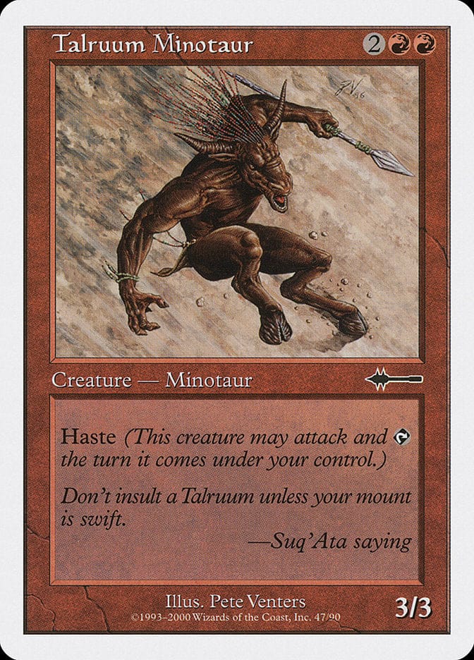 Talruum Minotaur [Beatdown] Magic: The Gathering