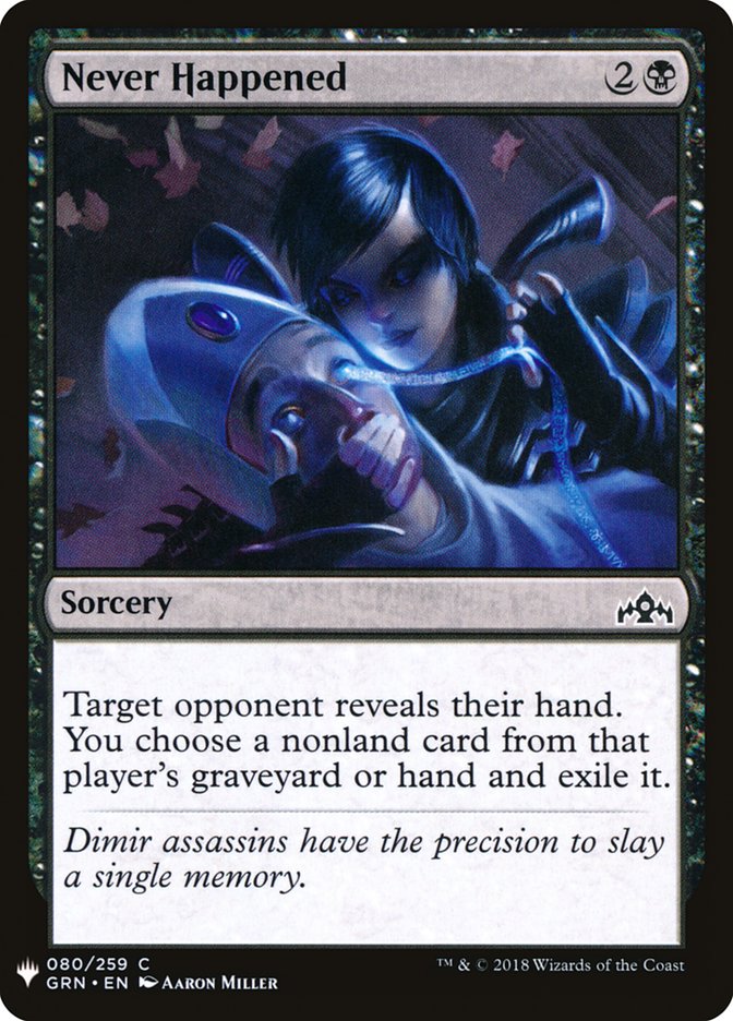 Never Happened [Mystery Booster] Magic: The Gathering