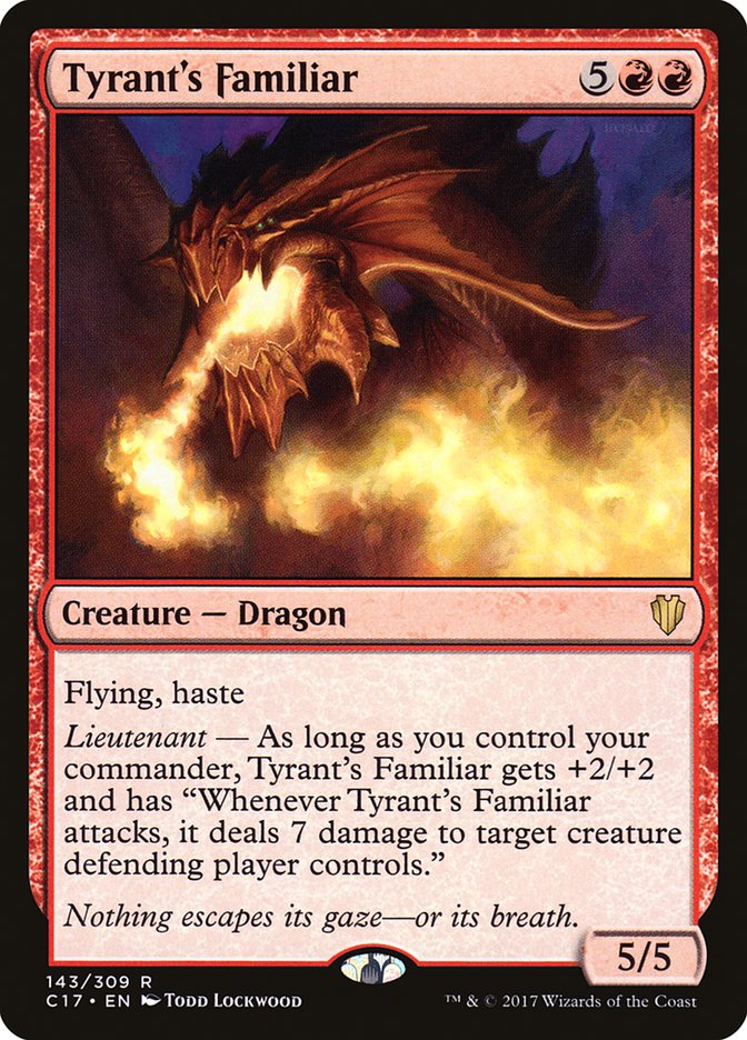 Tyrant's Familiar [Commander 2017] Magic: The Gathering