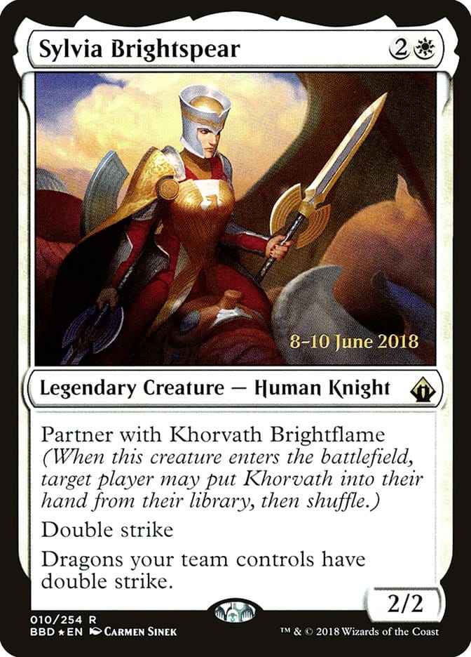 Sylvia Brightspear [Battlebond Prerelease Promos] Magic: The Gathering