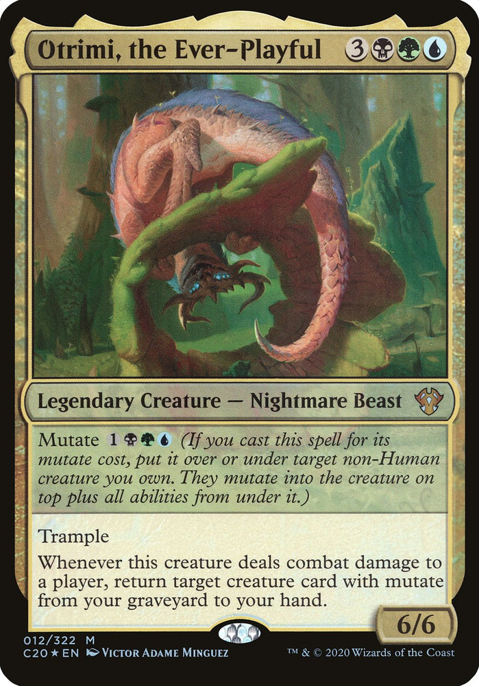 Otrimi, the Ever-Playful (Oversized) [Commander 2020 Oversized] Magic: The Gathering