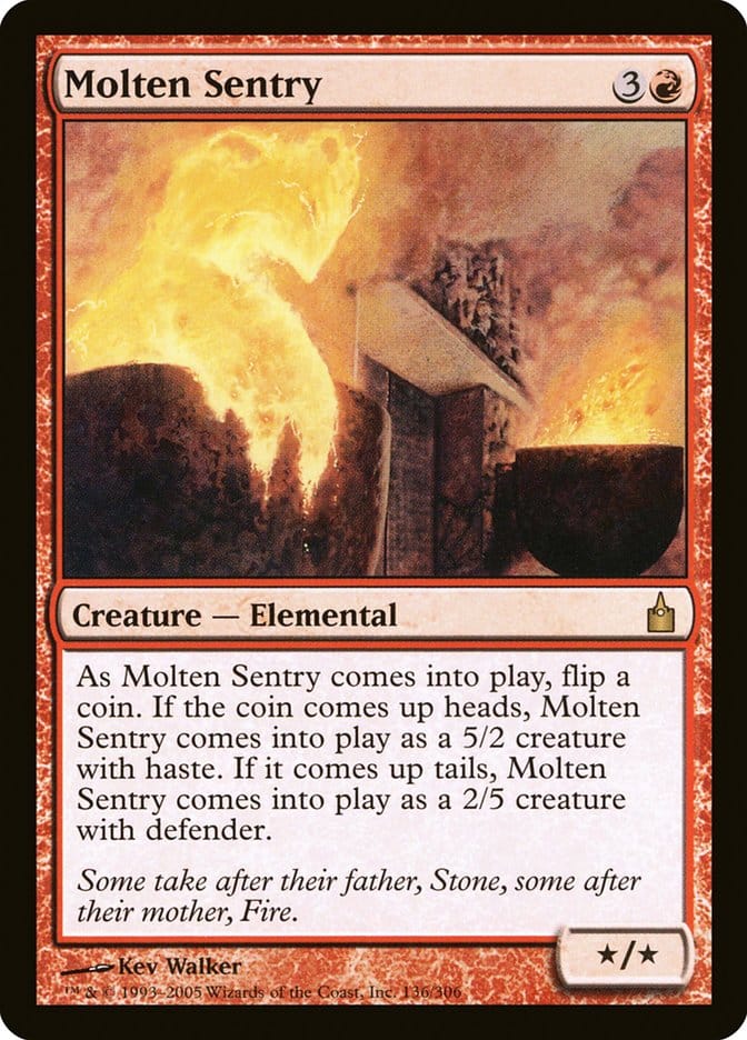 Molten Sentry [Ravnica: City of Guilds] Magic: The Gathering