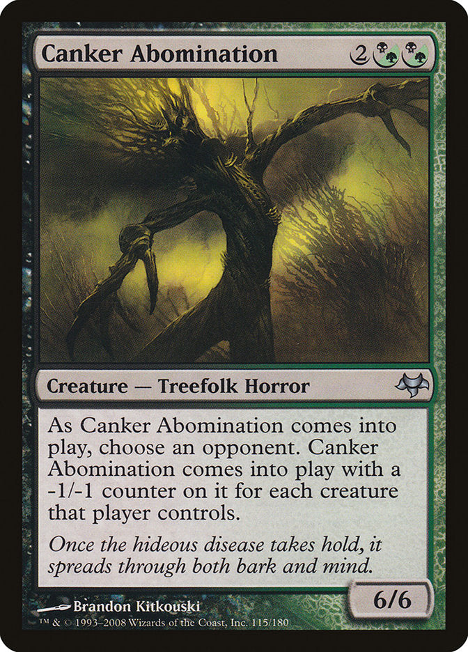 Canker Abomination [Eventide] Magic: The Gathering