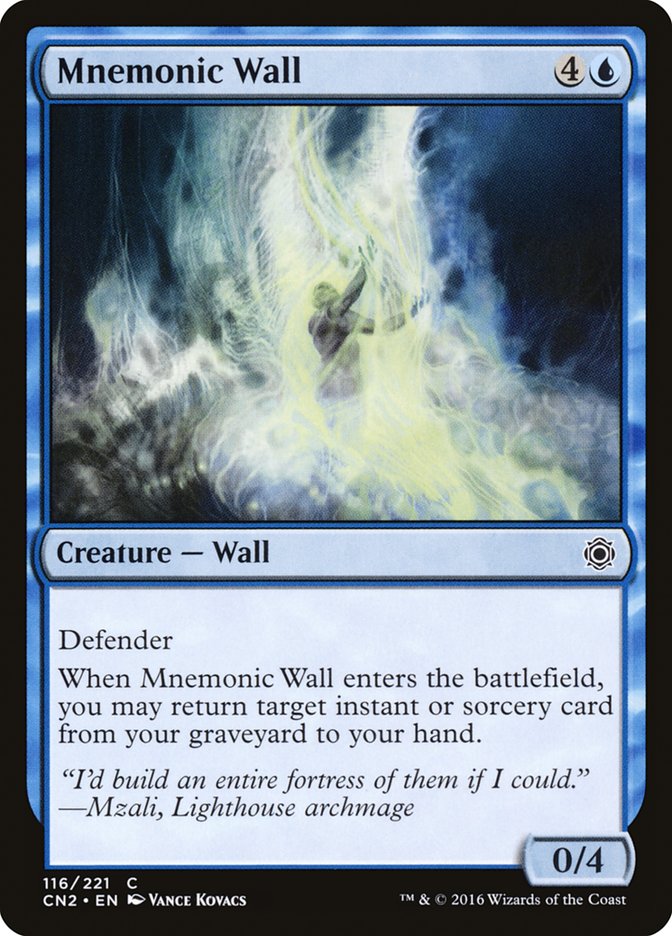 Mnemonic Wall [Conspiracy: Take the Crown] Magic: The Gathering
