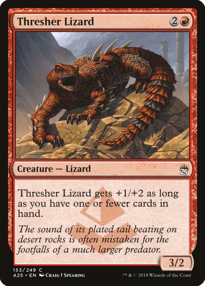 Thresher Lizard [Masters 25] Magic: The Gathering