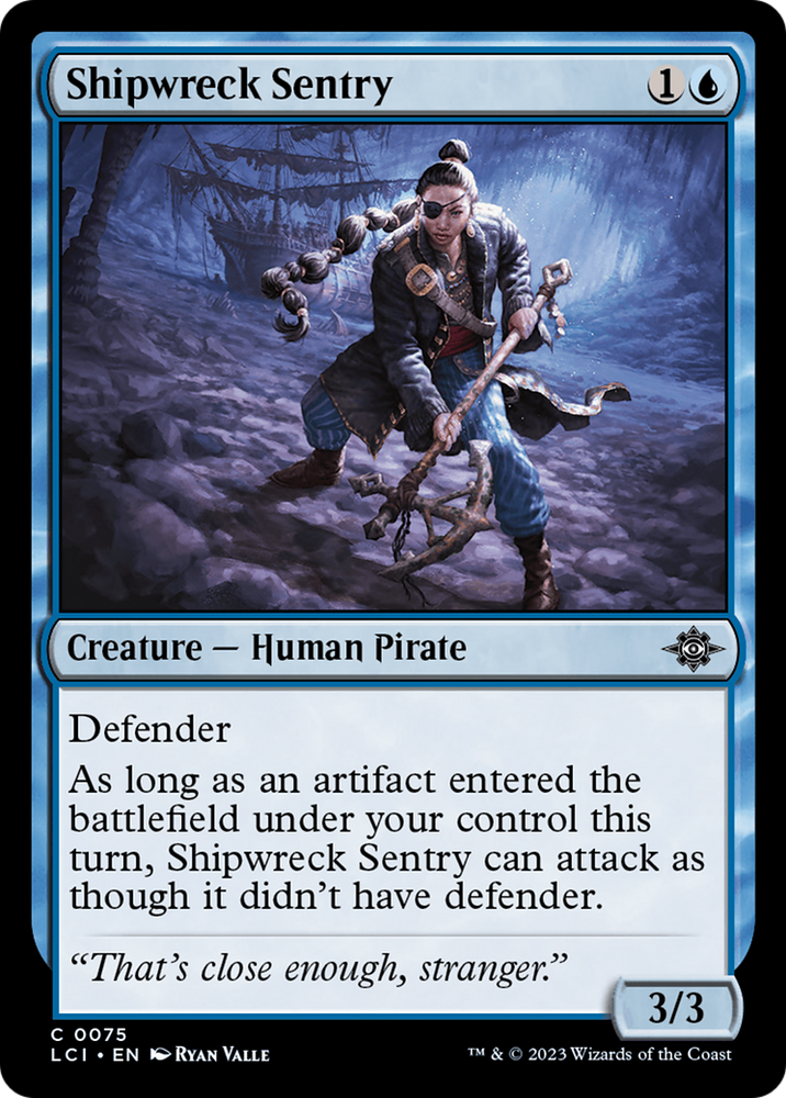 Shipwreck Sentry [The Lost Caverns of Ixalan] Magic: The Gathering
