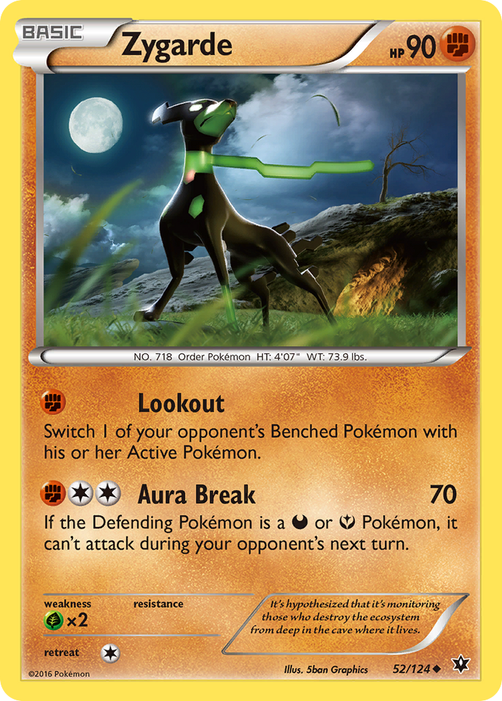 Zygarde (52/124) [XY: Fates Collide] Pokémon