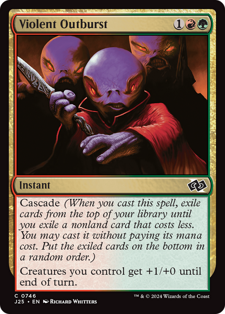 Violent Outburst [Foundations Jumpstart] Magic: The Gathering