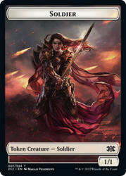 Egg // Soldier Double-Sided Token [Double Masters 2022 Tokens] Magic: The Gathering