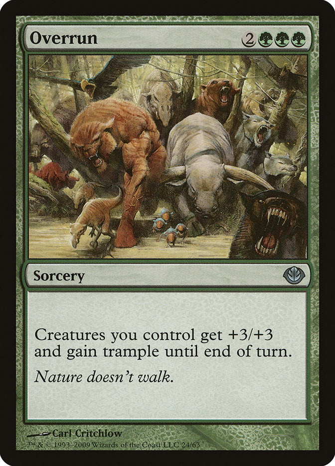 Overrun [Duel Decks: Garruk vs. Liliana] Magic: The Gathering