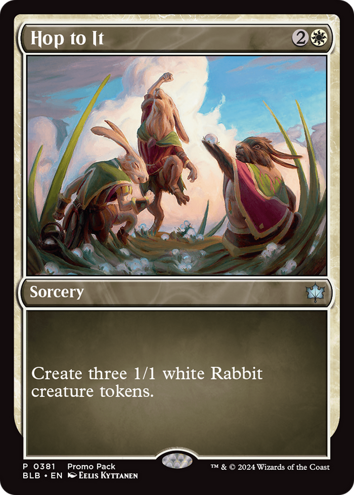 Hop to It [Bloomburrow Promos] Magic: The Gathering