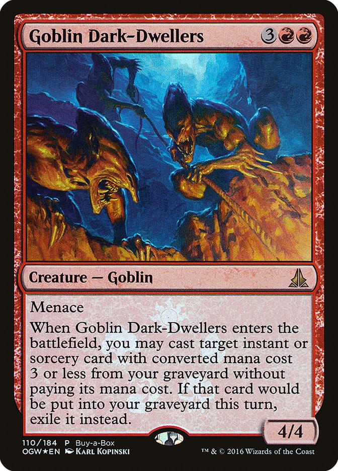 Goblin Dark-Dwellers (Buy-A-Box) [Oath of the Gatewatch Promos] Magic: The Gathering