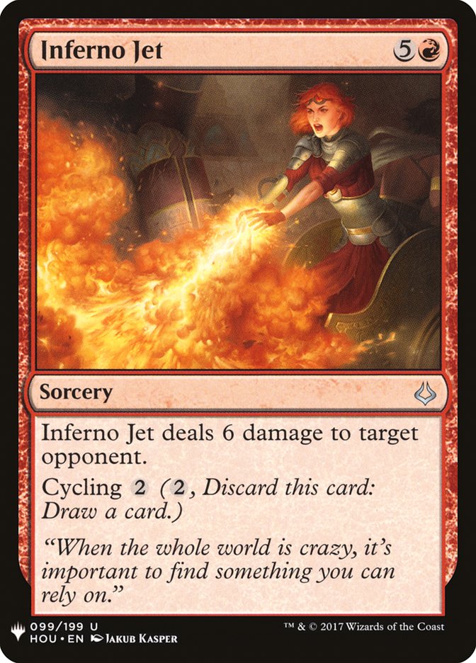 Inferno Jet [Mystery Booster] Magic: The Gathering