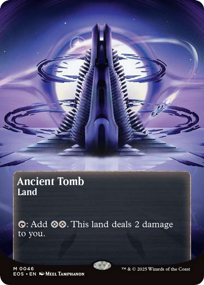 Ancient Tomb (0046) (Borderless) [Edge of Eternities: Stellar Sights] Magic: The Gathering