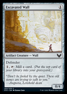 Excavated Wall [Strixhaven: School of Mages] Magic: The Gathering