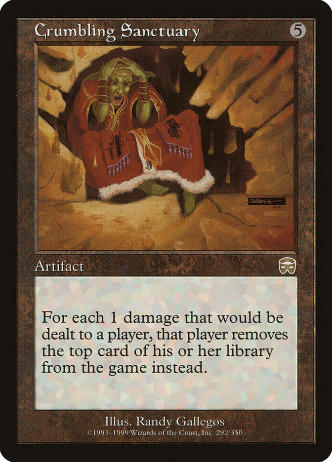Crumbling Sanctuary [Mercadian Masques] Magic: The Gathering
