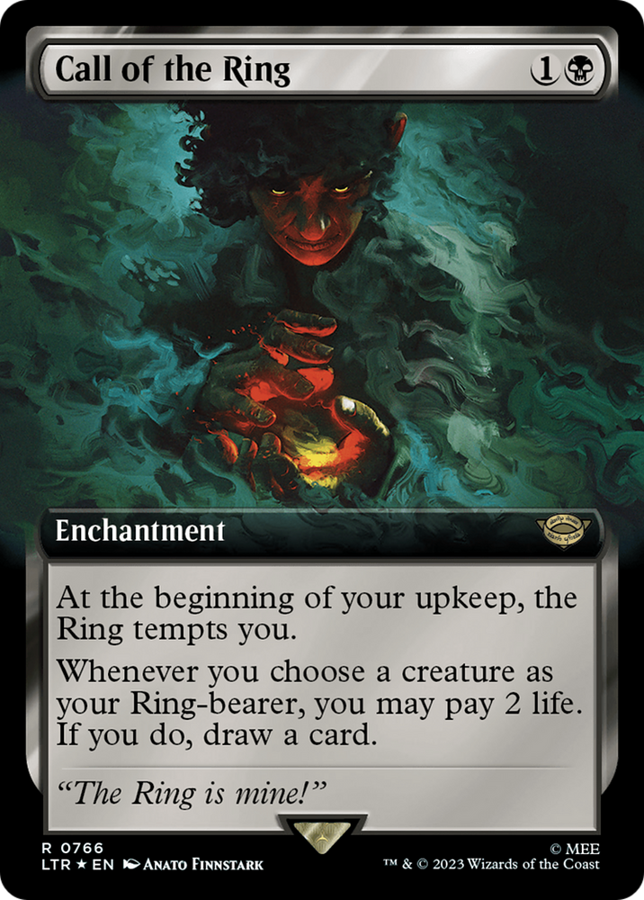 Call of the Ring (Extended Art) (Surge Foil) [The Lord of the Rings: Tales of Middle-Earth] Magic: The Gathering