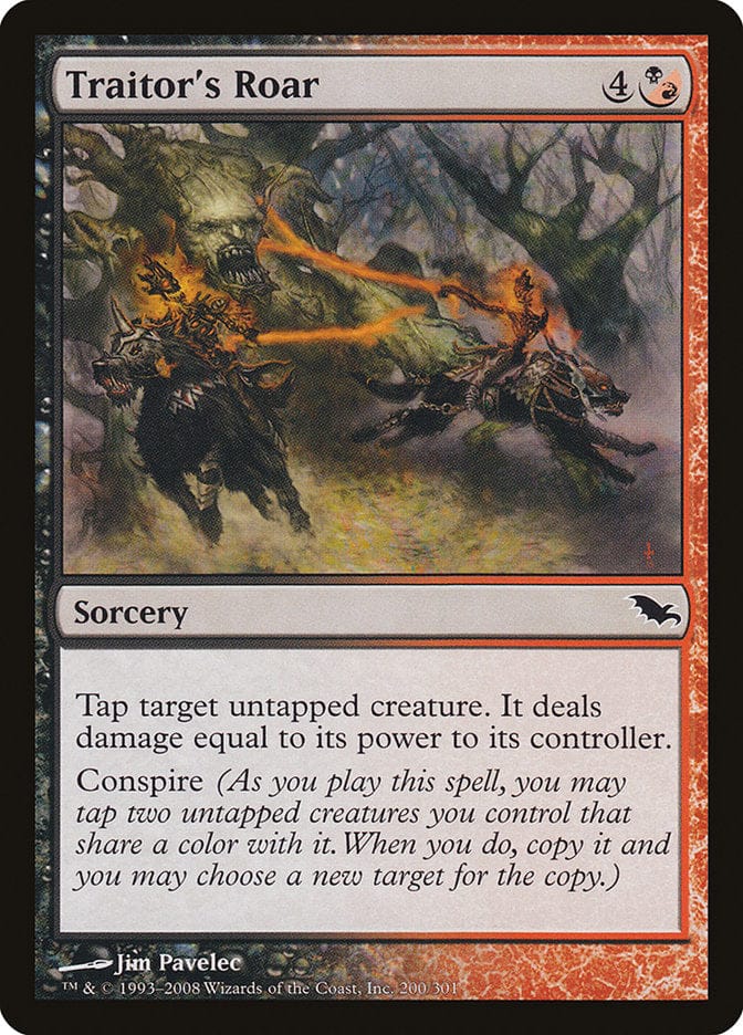 Traitor's Roar [Shadowmoor] Magic: The Gathering