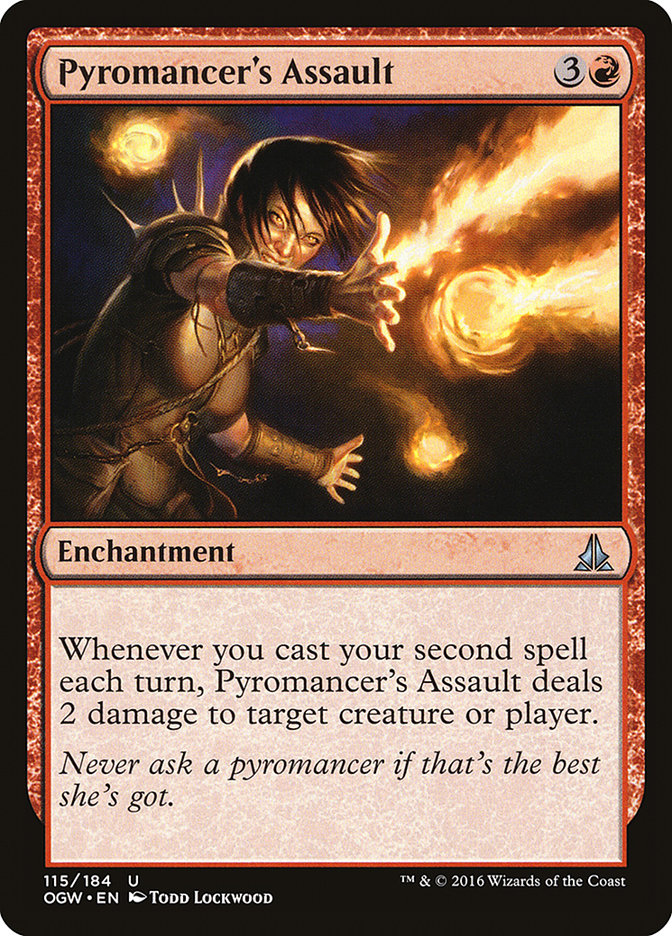 Pyromancer's Assault [Oath of the Gatewatch] Magic: The Gathering