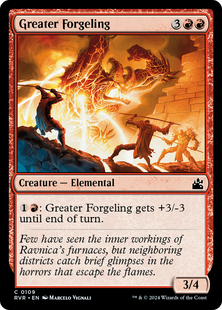 Greater Forgeling [Ravnica Remastered] Magic: The Gathering