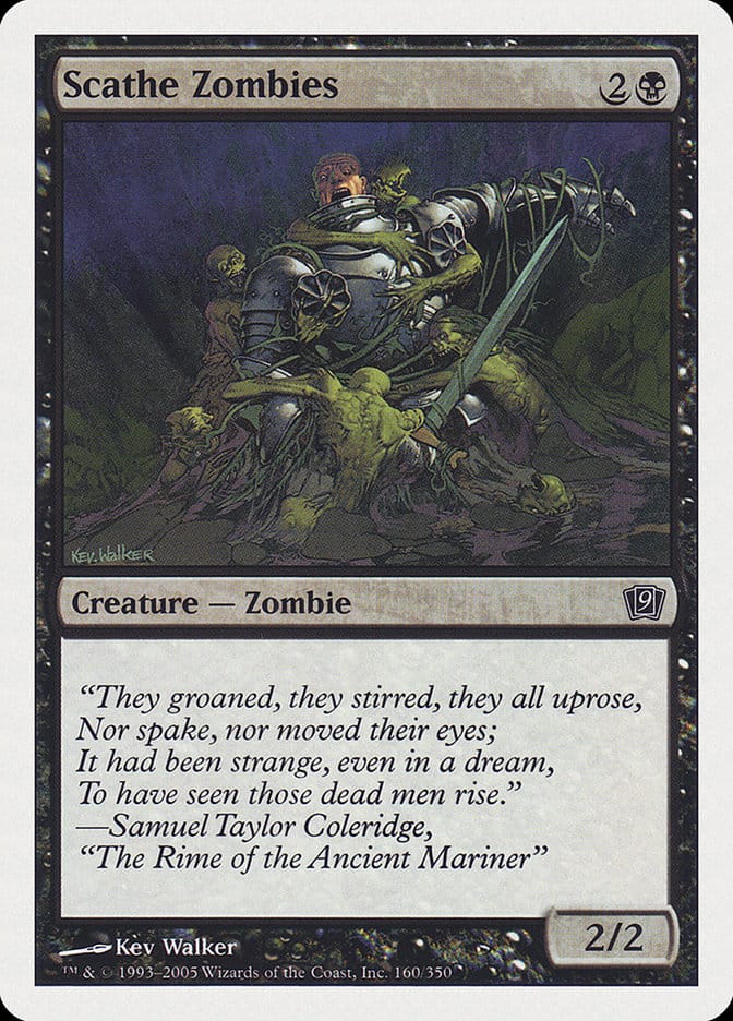 Scathe Zombies [Ninth Edition] Magic: The Gathering