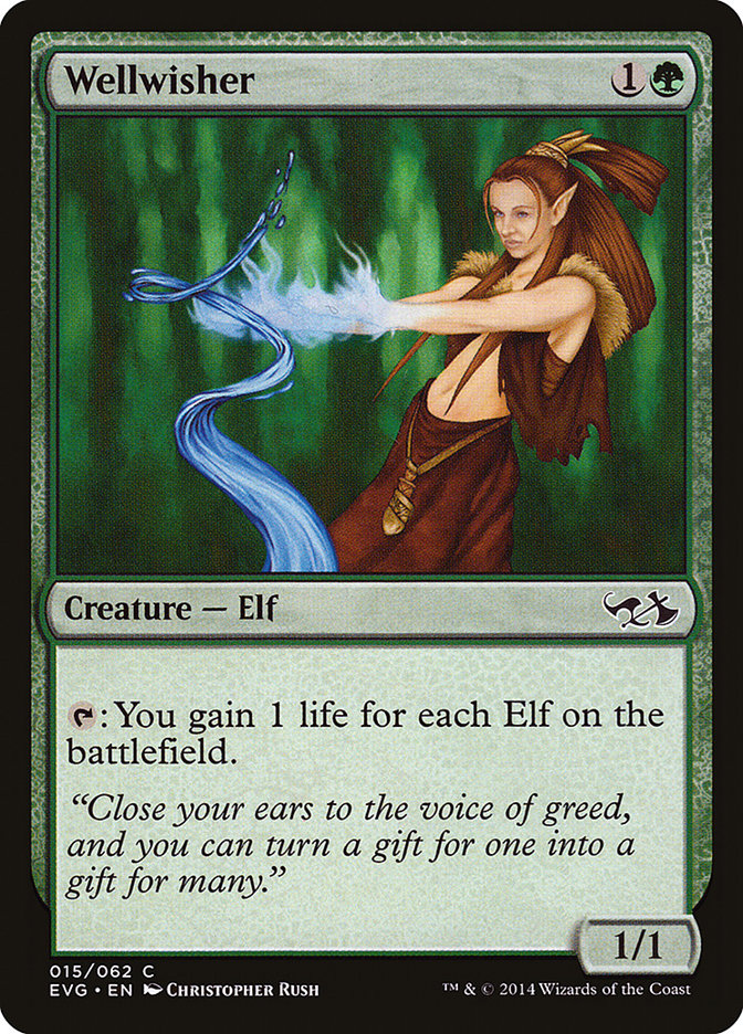 Wellwisher (Elves vs. Goblins) [Duel Decks Anthology] Magic: The Gathering