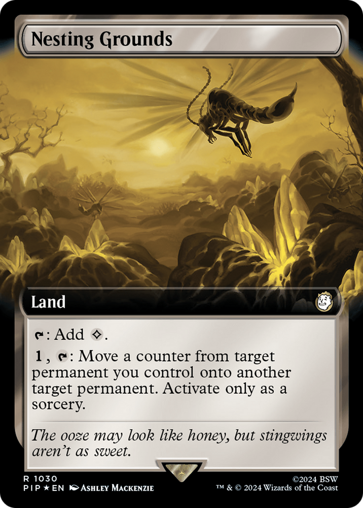 Nesting Grounds (Extended Art) (Surge Foil) [Fallout] Magic: The Gathering