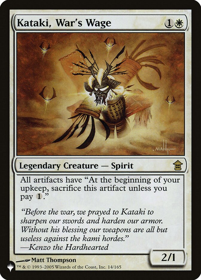 Kataki, War's Wage [The List] Magic: The Gathering