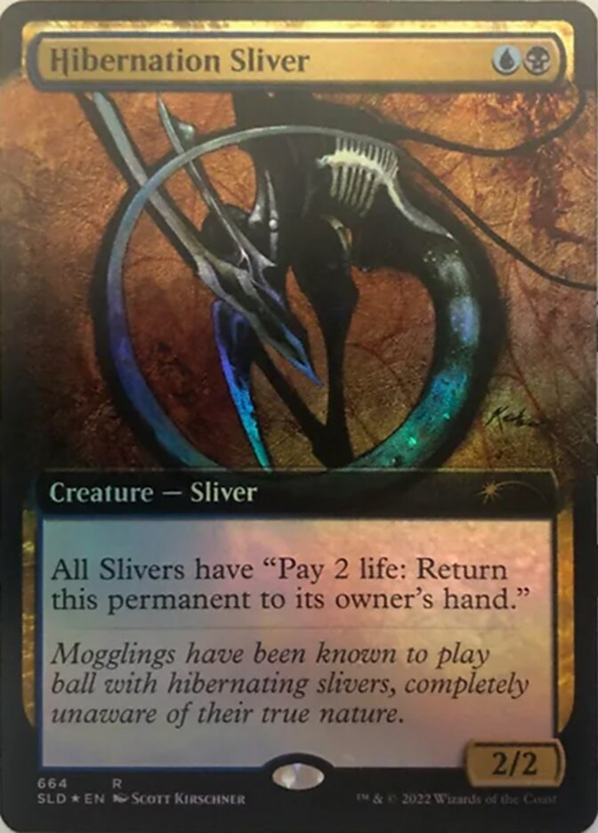 Hibernation Sliver (Extended Art) [Secret Lair Drop Promos] Magic: The Gathering