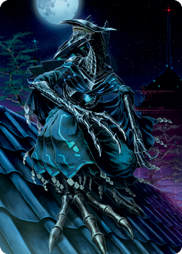 Jin-Gitaxias, Progress Tyrant Art Card [Kamigawa: Neon Dynasty Art Series] Magic: The Gathering