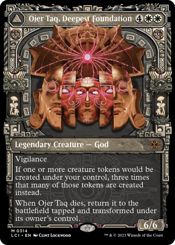 Ojer Taq, Deepest Foundation // Temple of Civilization (Showcase) [The Lost Caverns of Ixalan] Magic: The Gathering